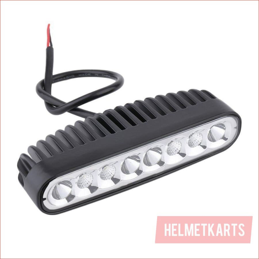 Pair (x2) LED light bar 7" 80 watts - Helmetkarts