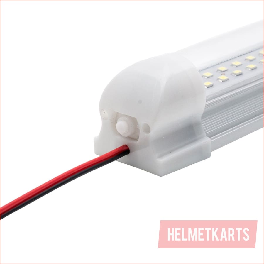 Pair (x2) White LED - 350mm - Helmetkarts