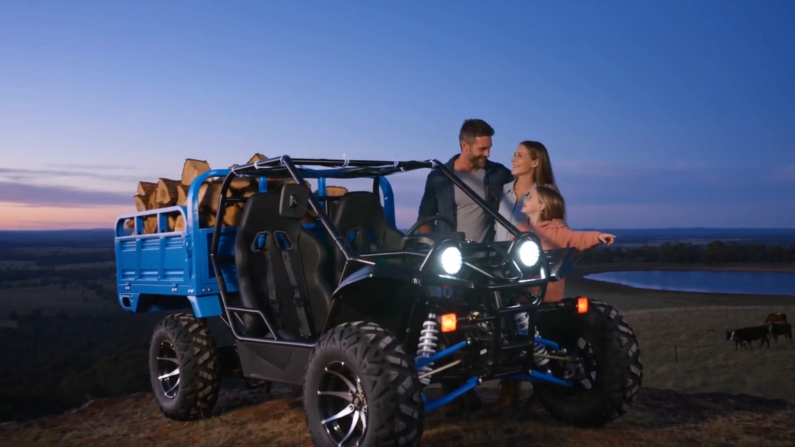 B200 Buggy Driving Australian Bush