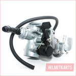 PZ 19mm Lever Choke Carb Carby Carburetor with Fuel Tap 90-110cc PIT Quad Dirt Bike ATV Buggy Blygo