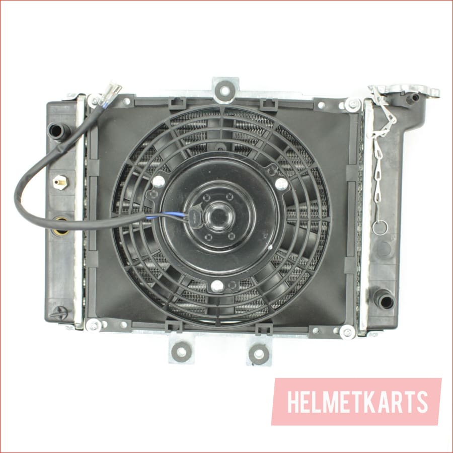 Radiator setup - Large w/ fan and bottle - Helmetkarts