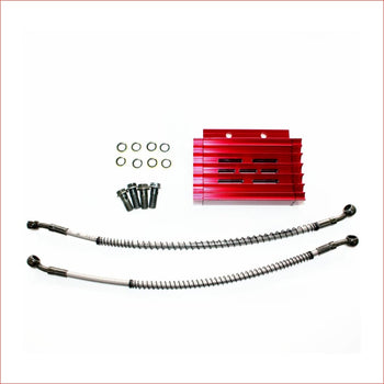 RED CNC Engine Oil Cooler Kit Radiator 140cc 150cc 160cc PIT PRO Trail Dirt Bike name=>New Arrival, slug=>new-arrival}, Blygo, {id=>267