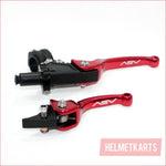 RED CNC Heavy Duty Clutch + Brake Lever Set 125cc 150cc PIT PRO TRAIL DIRT BIKE Blygo