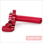 RED CNC Quarter Turn Quick Twist Throttle Housing Grip PIT PRO Trail Dirt Bike Blygo
