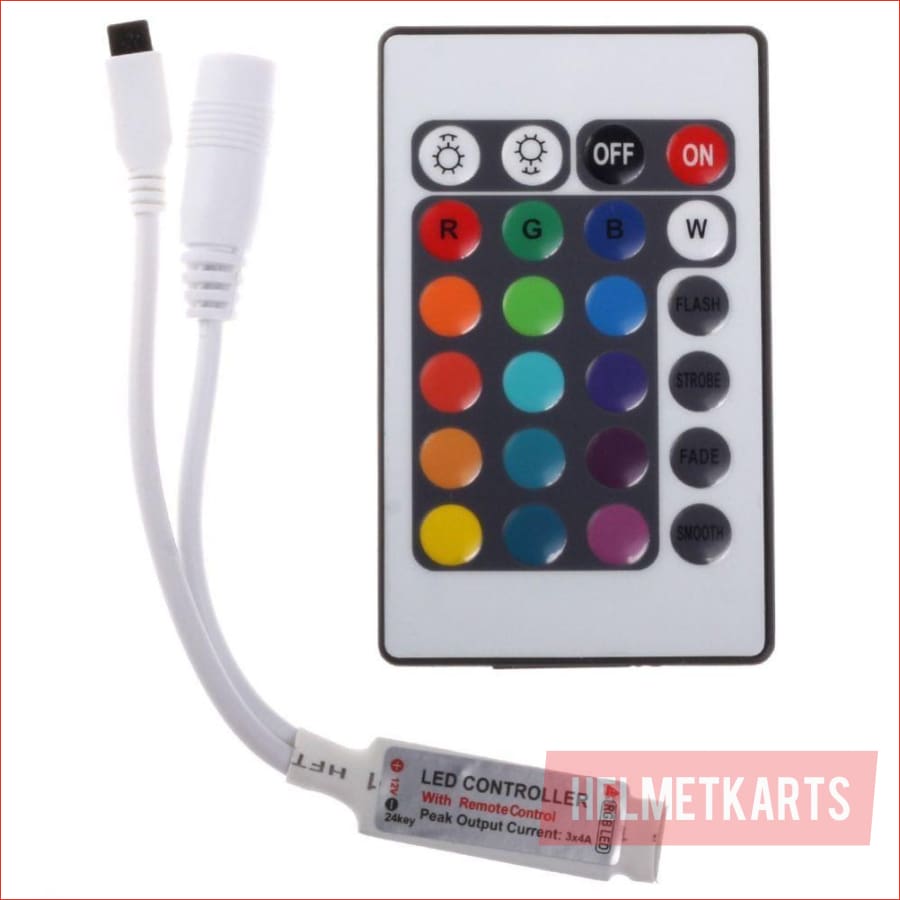 RGB Multi - Color LED Strip w/ Remote - 50 Meters - Helmetkarts