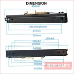 Seat rail - 360mm - Helmetkarts