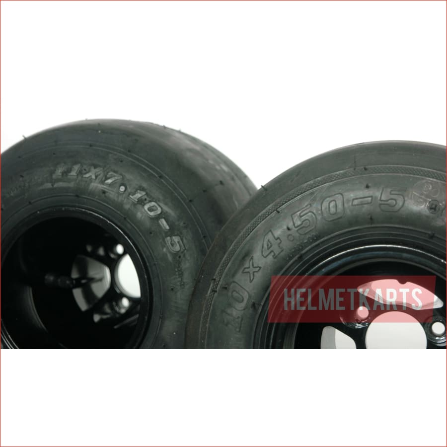 Set (x4) Super slick Alloy (front and rear wheels) - Helmetkarts