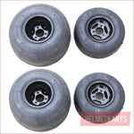 Set (x4) Super slick Alloy (front and rear wheels) - Helmetkarts