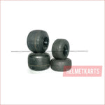 Set (x4) Super slick Alloy (front and rear wheels) - Helmetkarts