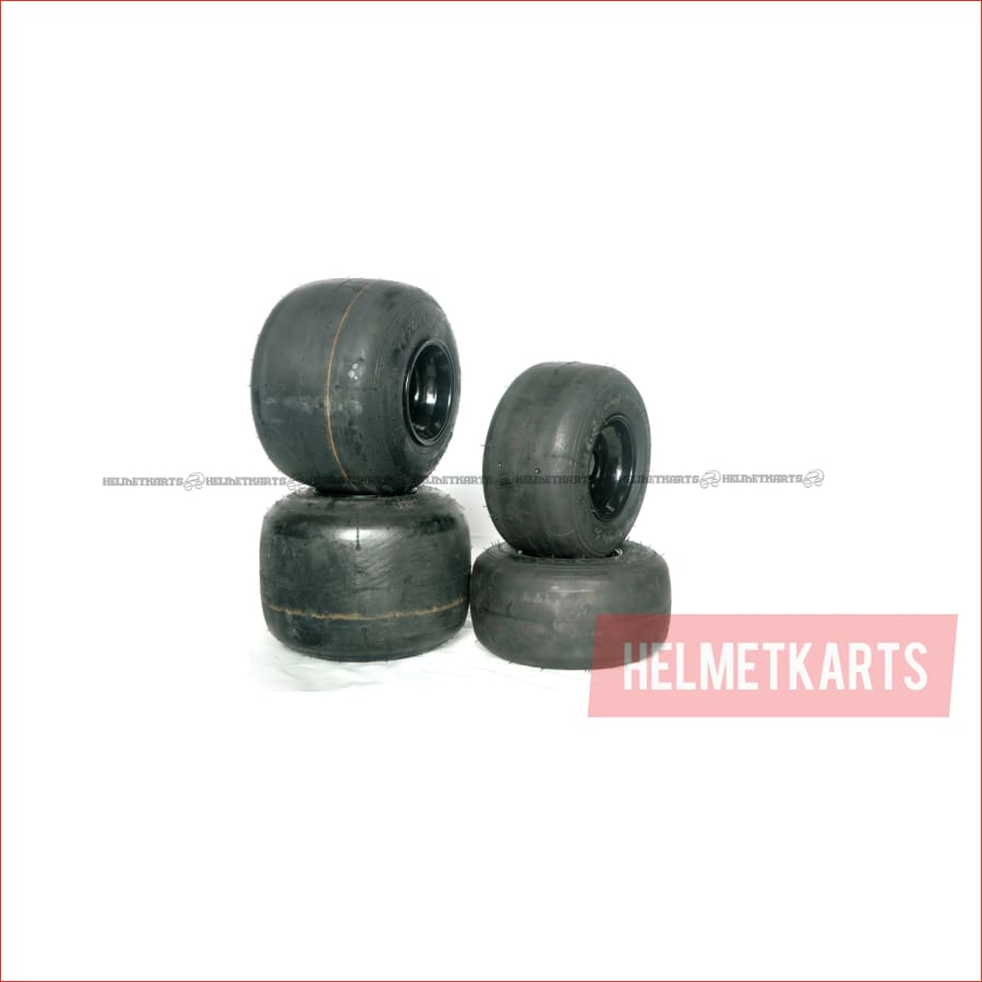 Set (x4) Super slick Alloy (front and rear wheels) - Helmetkarts