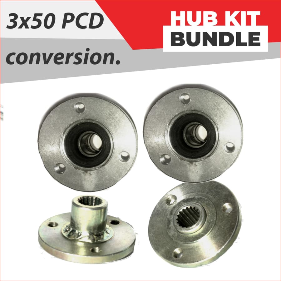 Set (x4)  Wheel hubs - Super slick conversion - Helmetkarts