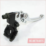 SILVER Bifold Foldable Clutch + Brake Lever Handle 110cc 125cc PIT PRO DIRT BIKE Blygo