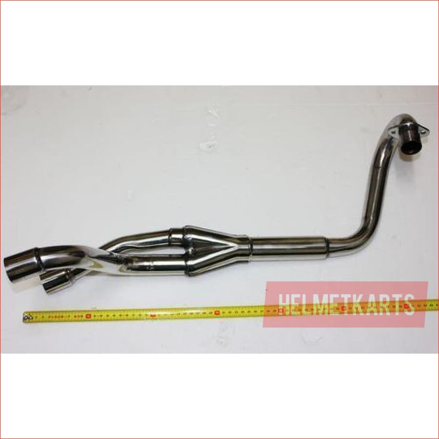 Stainless steel exhaust pipe - Helmetkarts