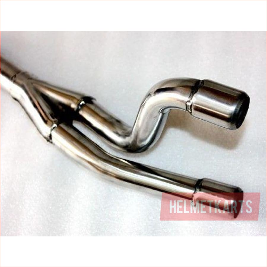 Stainless steel exhaust pipe - Helmetkarts