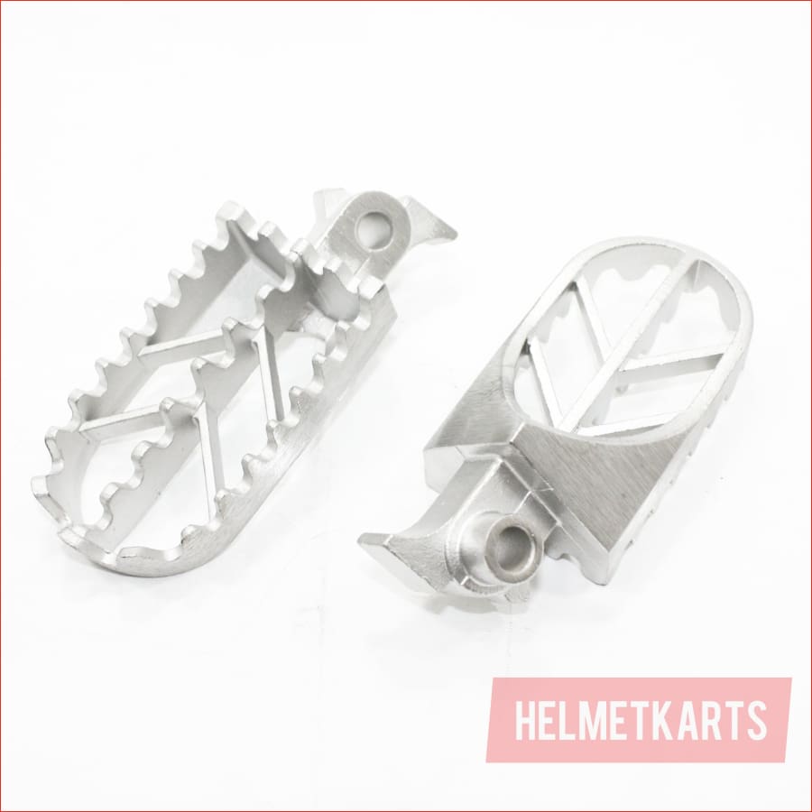 Stainless Steel Foot Pegs Rest Pedal 110cc 125cc 140cc 150cc PIT Trail Dirt Bike Blygo