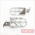 Stainless Steel Foot Pegs Rest Pedal 110cc 125cc 140cc 150cc PIT Trail Dirt Bike Blygo