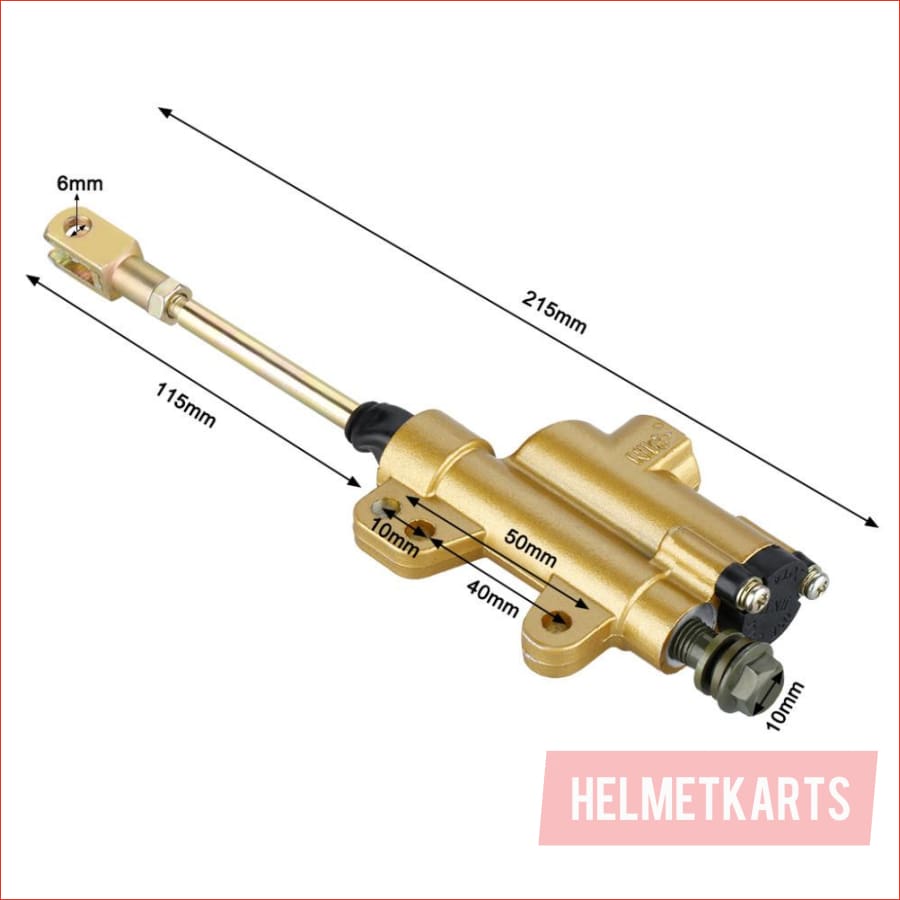 Hydraulic foot brake - Helmetkarts