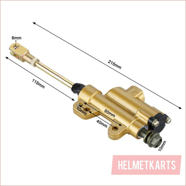 Standard Foot Hydraulic brake Go kart 10mm - Foot pedal brake setup | Helmetkarts Australia Ltd Pty