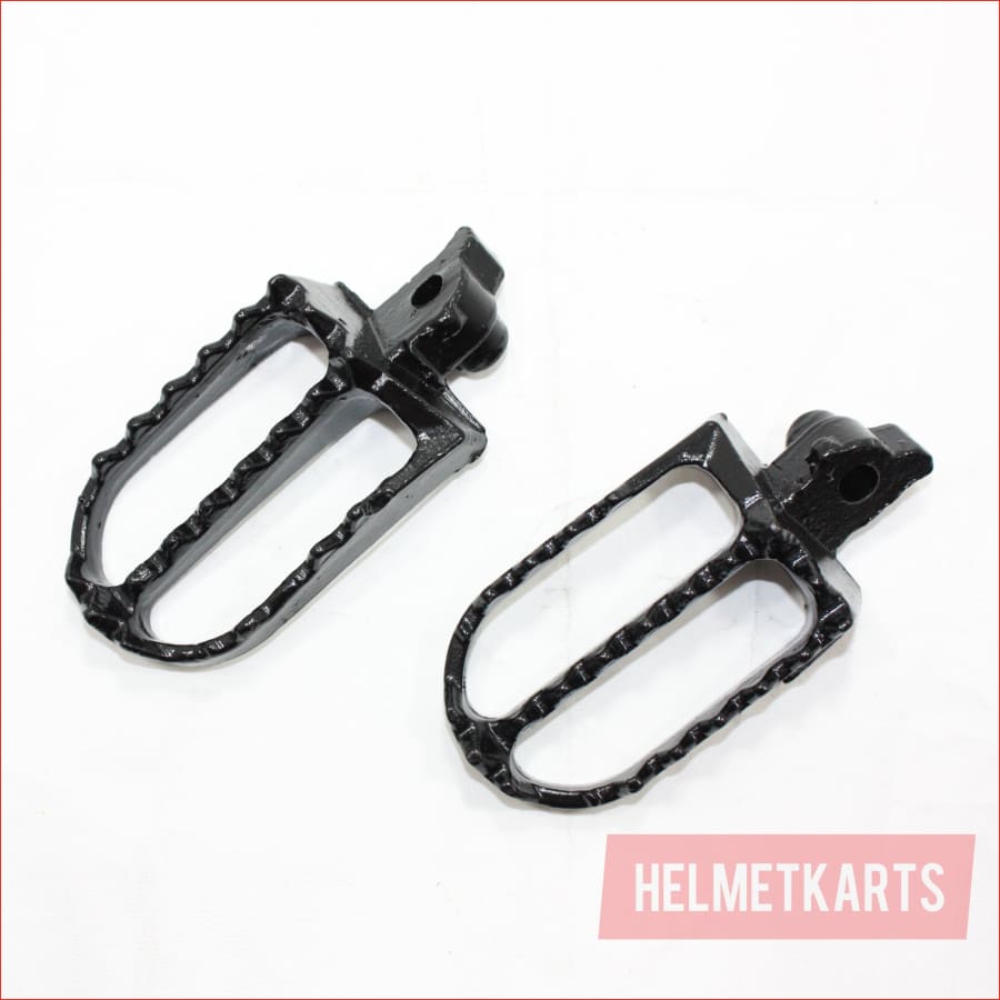 Steel Foot Pegs Rest Pedal 110cc 125cc 140c 150cc 250cc PIT PRO Trail Dirt Bike Blygo