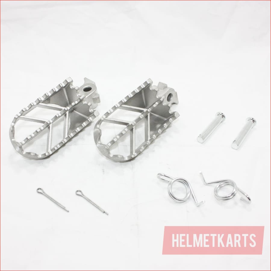 Steel Foot Pegs Rest Pedal 110cc 125cc 140c 150cc 250cc PIT PRO Trail Dirt Bike Blygo