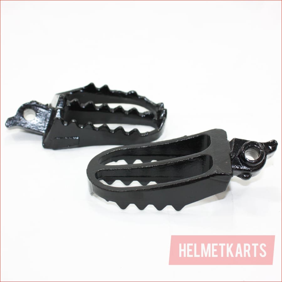 Steel Foot Pegs Rest Pedal 110cc 125cc 140c 150cc 250cc PIT PRO Trail Dirt Bike Blygo