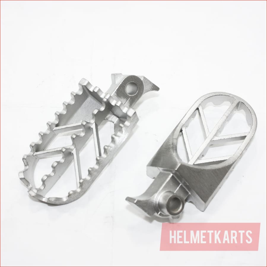 Steel Foot Pegs Rest Pedal 110cc 125cc 140c 150cc 250cc PIT PRO Trail Dirt Bike Blygo