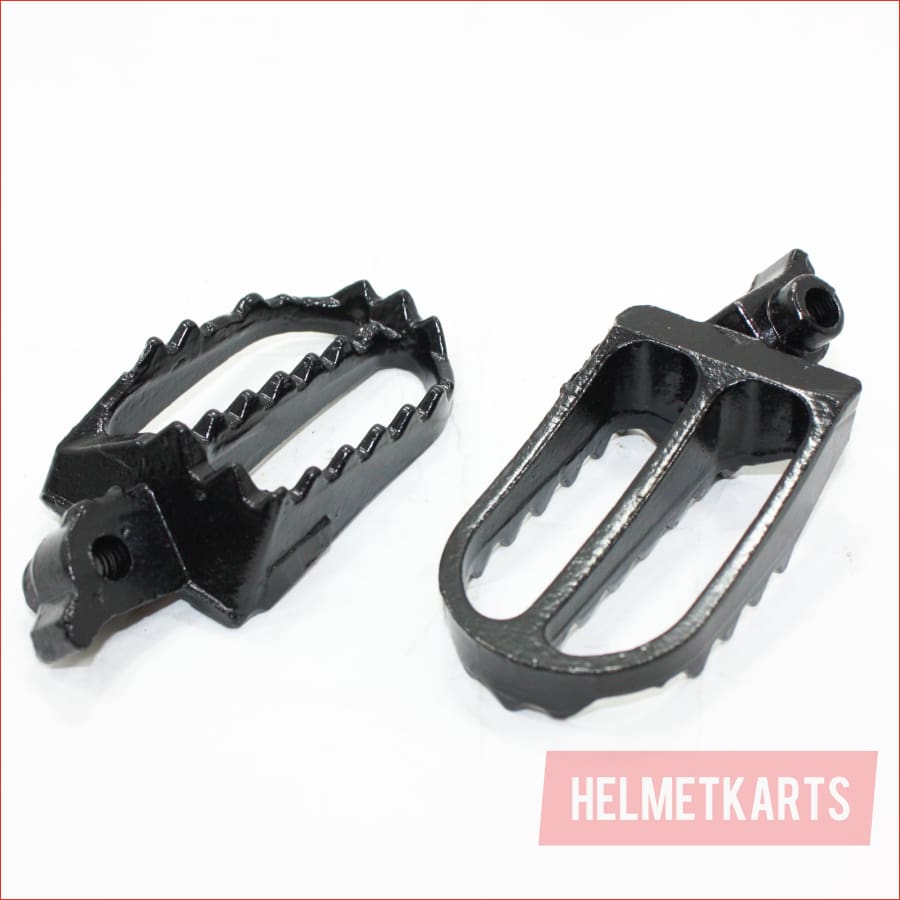 Steel Foot Pegs Rest Pedal 110cc 125cc 140c 150cc 250cc PIT PRO Trail Dirt Bike Blygo
