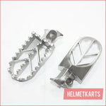 Steel Foot Pegs Rest Pedal 110cc 125cc 140c 150cc 250cc PIT PRO Trail Dirt Bike Blygo