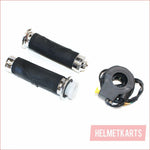 Throttle Housing Handle Grip With Kill Switch + Cable 49cc 80cc Motorised Motorized Bicycle Bike Blygo