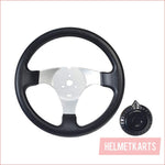 Traditional circle race steering wheel - Helmetkarts