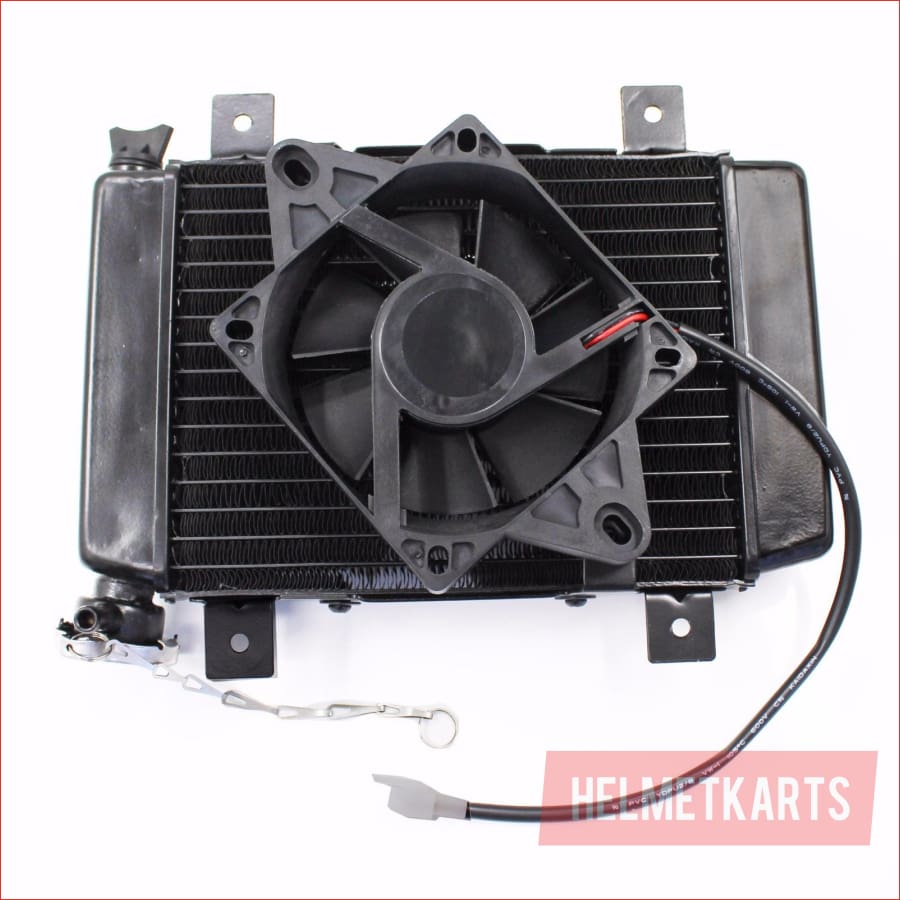 Water cooled radiator w/ fan - Helmetkarts