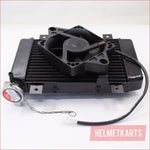 Water cooled radiator w/ fan - Helmetkarts