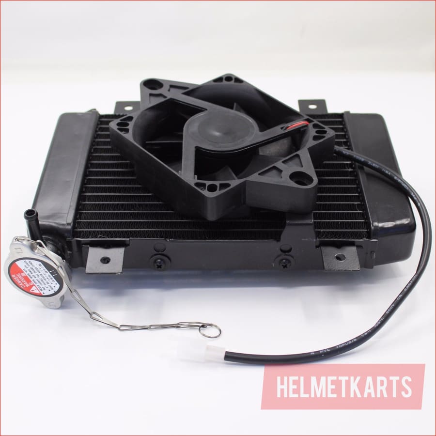 Water cooled radiator w/ fan - Helmetkarts