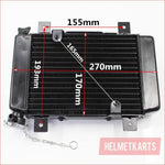 Water cooled radiator w/ fan - Helmetkarts