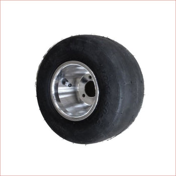10x4.50-5" Super slick Front Alloy wheel (rim and tyre) Pair (x2) - Helmetkarts