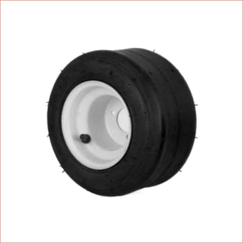 10x4.50-5" Super slick front Steel wheel (rim and tyre) Pair (x2) - Helmetkarts