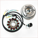 12 Pole Magneto Stator Roller Flywheel 200cc 250cc Engine PIT Quad Dirt Bike ATV Blygo
