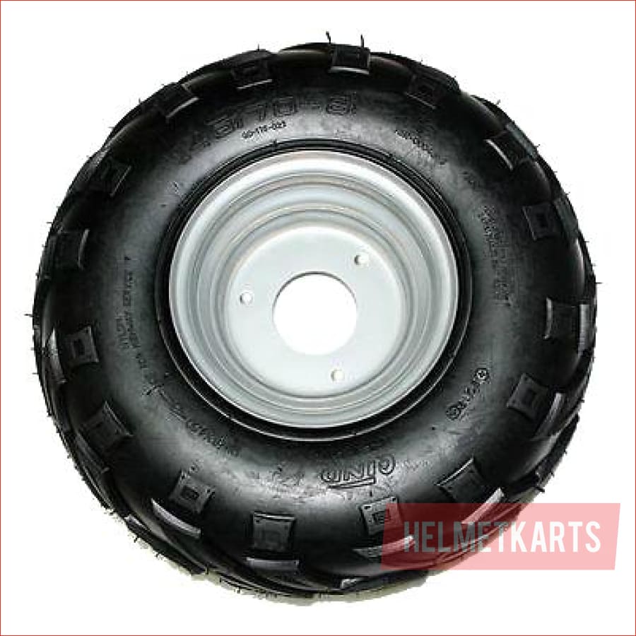 145/70-6" Off road wheel (rim and tyre) Pair (x2) - Helmetkarts