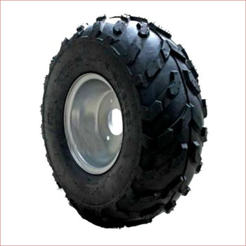 16x8-7" Off road wheel (rim and tyre) Pair (x2) - Helmetkarts