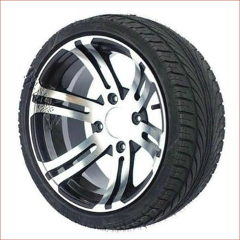 185x30-14" Front BIG BALLER wheel (rim and tyre) Pair (x2) - Helmetkarts