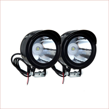 2.5" LED Fog light 10 watts - Black - Helmetkarts