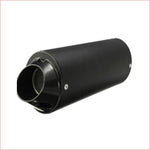 28mm / 38mm Matte black alloy exhaust muffler - Helmetkarts