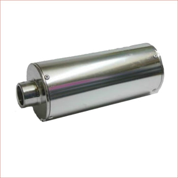 28mm Chrome alloy exhaust muffler - Helmetkarts