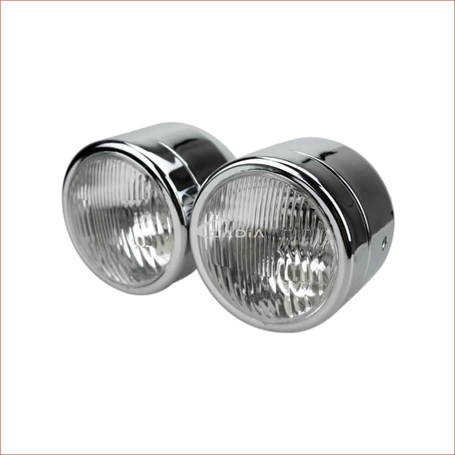 3.5" Dual Chrome Head light - 30/35 watts - Helmetkarts