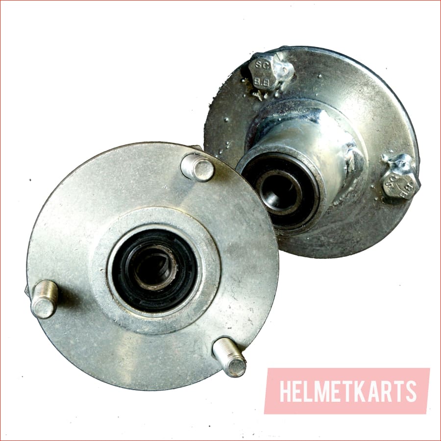 3 Stud / 78mm / 15 - 17mm Front wheel hub - Helmetkarts