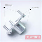 3 Stud / 78mm / 15 - 17mm Front wheel hub - Helmetkarts
