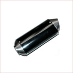 38mm Gun metal CNC alloy exhaust muffler - Helmetkarts