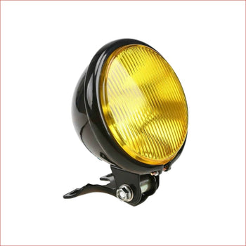 5" Chrome Head lamp light - 3/5 watts - Helmetkarts