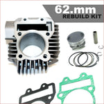 62mm Cylinder Piston Rebuild Kit - 190cc Barrel Bore, kit Engine
