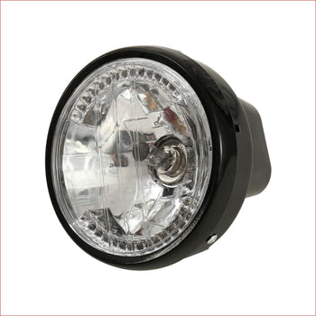 7" Black Head light w/ Turn light - 35 watts - Helmetkarts